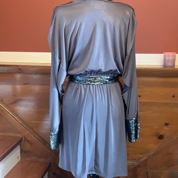 - Miss 60 Sequin Silver Dress - - Picture 6 of 10